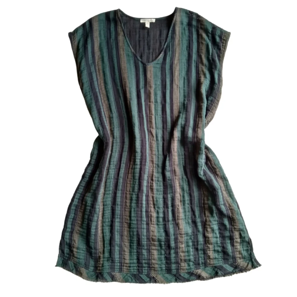 EILEEN FISHER Caftan Tunic Coverup - Picture 2 of 9